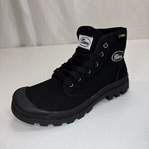 Cobra Lofa Hi Canvas Work Boot Men Black High Top Tactical Sneaker Shoes Sz 8.5